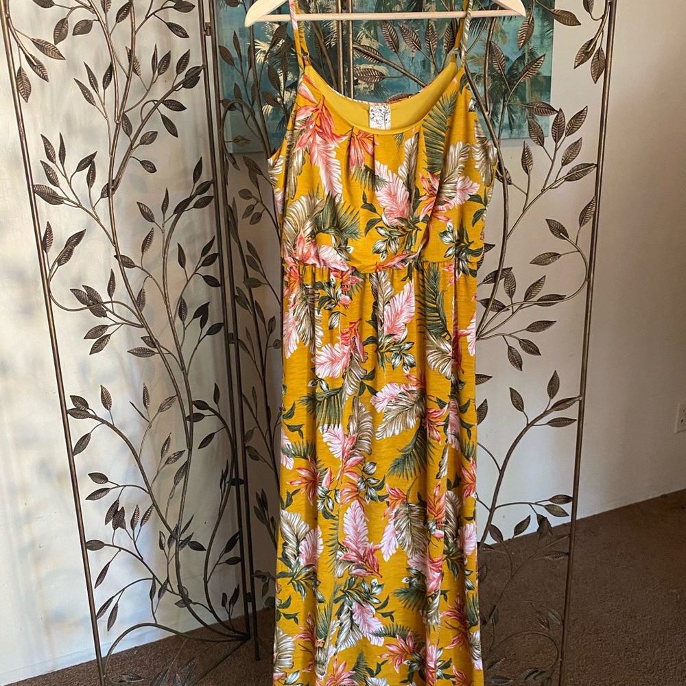 Yellow summer dress